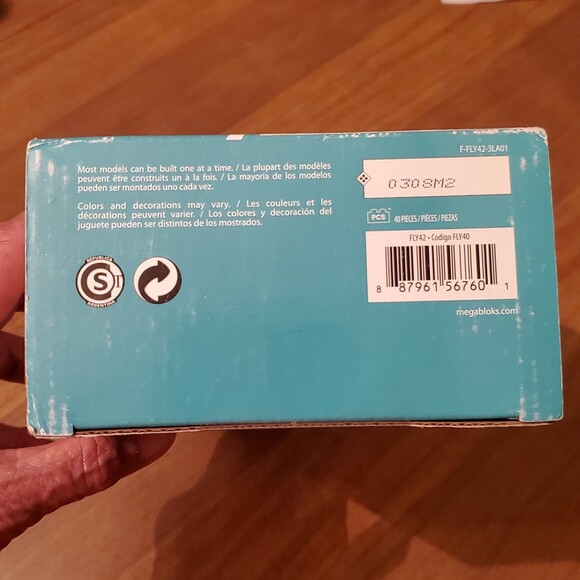 Mega Bloks Let's Build 40 Piece Building Set Fisher-Price New Unopened Box - Picture 4 of 4